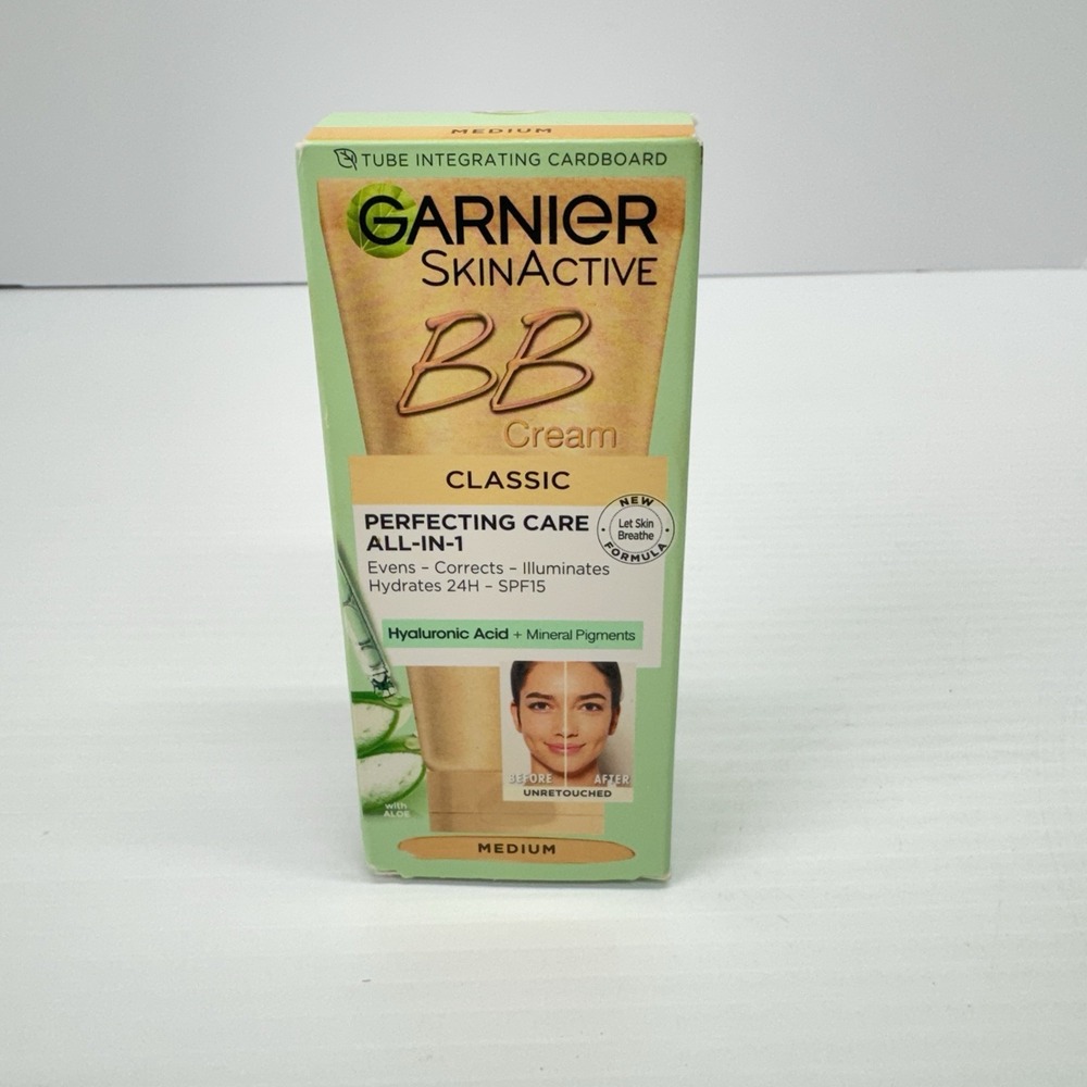 GARNIER Skin Active BB Cream CLASSIC Medium 50mL NEW Perfecting Care